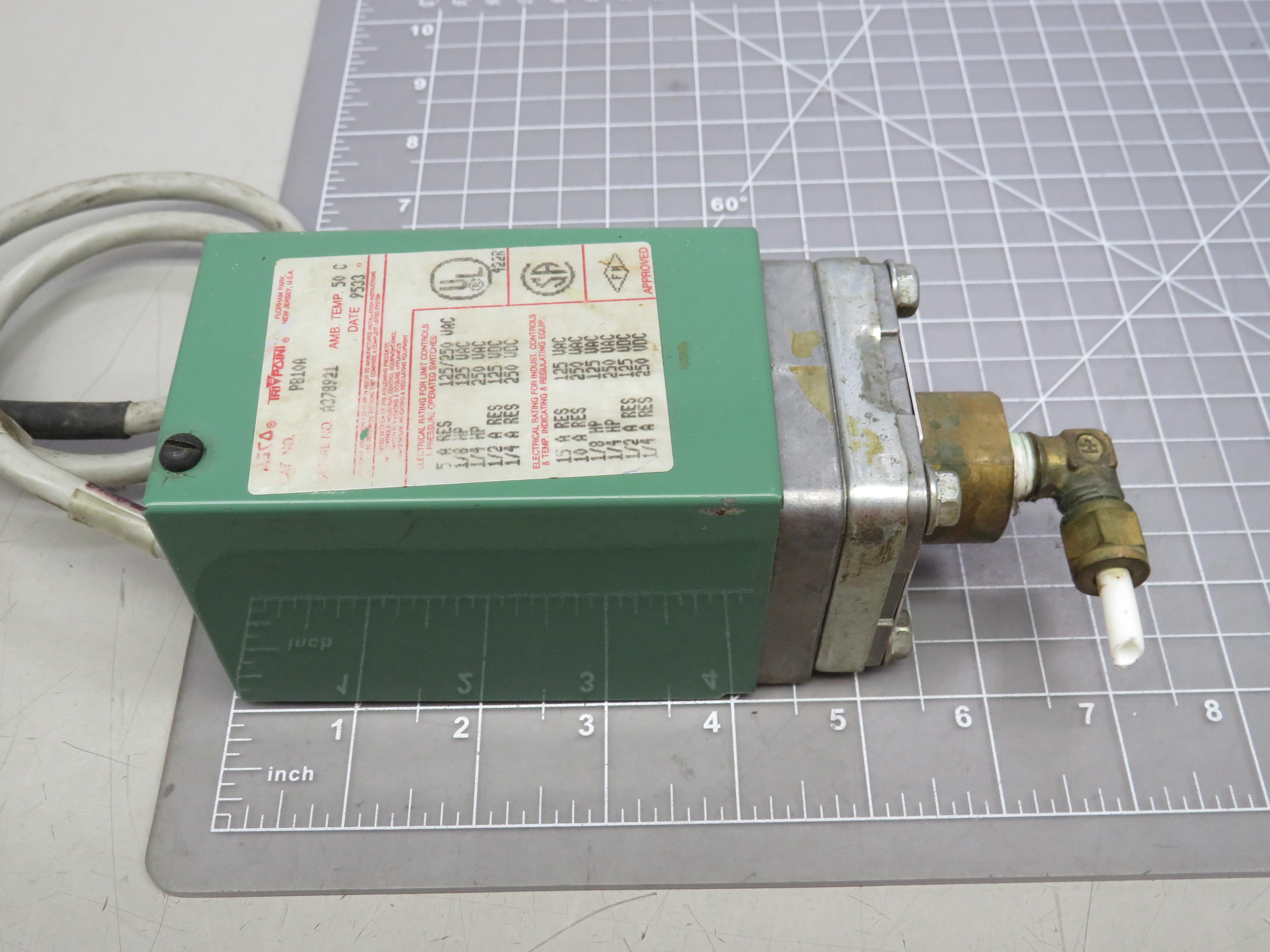Asco PB10A A378921 Pneumatic Pressure Switch T163924 eBay